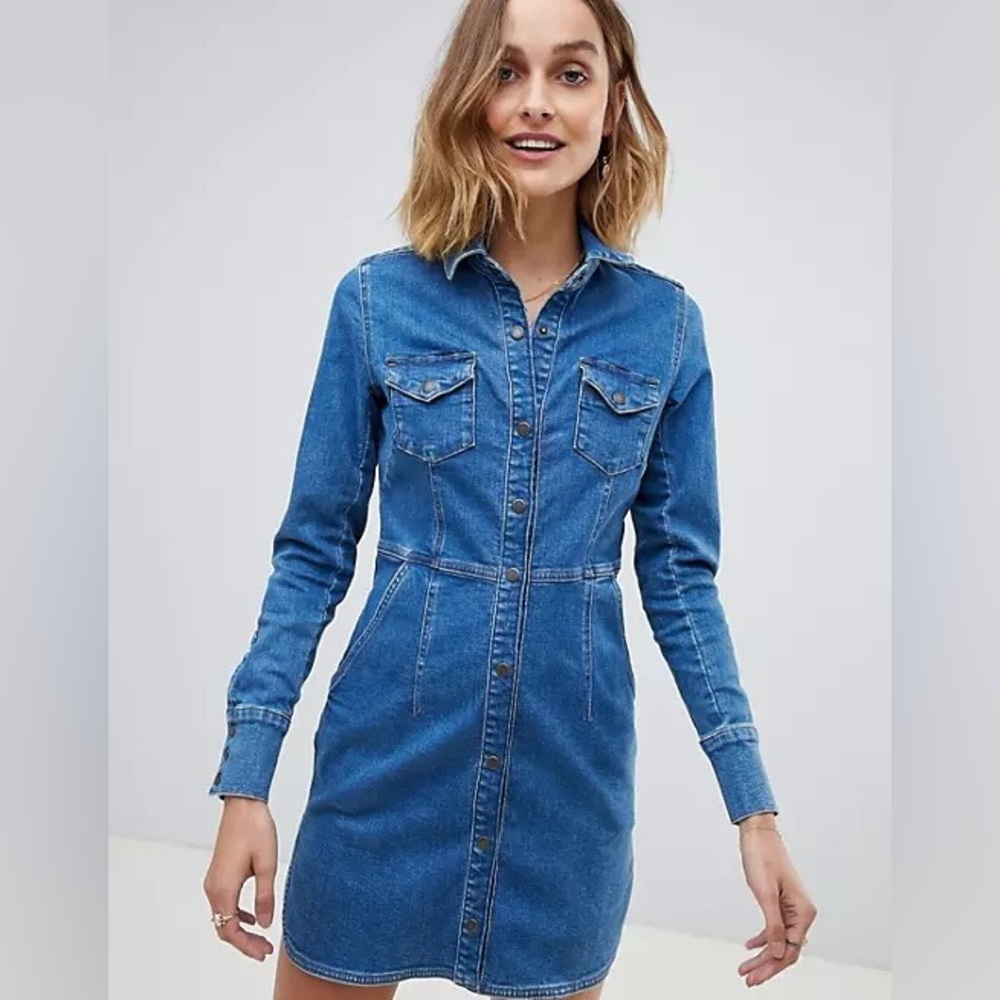 Free people Dynomite denim dress
